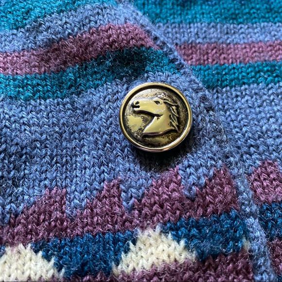 SOLD Winona-Knits 100% Wool Sweater Vest Sz L - Picture 4 of 9